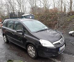 2008 Vauxhall Zafira petrol