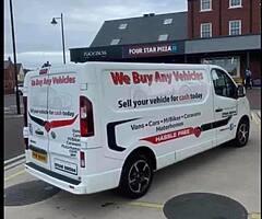 We buy any vehicles