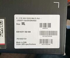 AGV K3 SV Liquefy Motorbike Helmet ML - Image 7/10