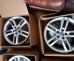 18 rs6 5x112  4 like brand new alloys and no tyres  and no cracks or weld or etc
