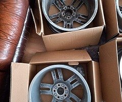 18 rs6 5x112  4 like brand new alloys and no tyres  and no cracks or weld or etc - Image 3/4