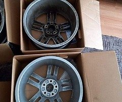 18 rs6 5x112  4 like brand new alloys and no tyres  and no cracks or weld or etc - Image 4/4