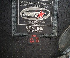 Motorbike jackets and suite