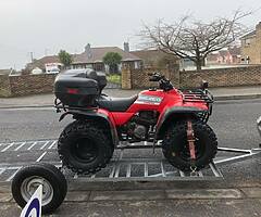 Galvanised two quad trailer
