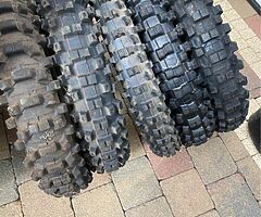 MX TYRES + yz 125 front rim