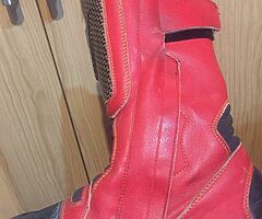 Ladies Dainese motorbike boots