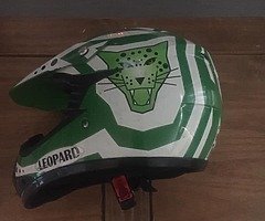 Child leopard MX Helmet