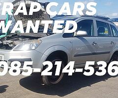 Scrap car removals 
We take all unwanted vehicles 
With or without nct or tax
Doesn't matter if its