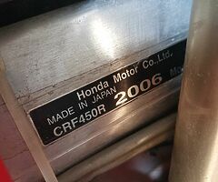 2006 Honda CRF450R - Image 6/7