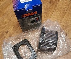 New DNA air filter and stage 2 air box cover