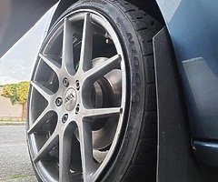 18 ava 5x112 8j all with 215/35/18 tyres all and no craxks or weld and  2 week old &best offer t - Image 5/8