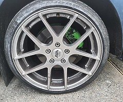 18 ava 5x112 8j all with 215/35/18 tyres all and no craxks or weld and  2 week old &best offer t - Image 8/8