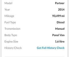 2014 Peugeot Partner Finance this van from €30 P/W - Image 10/10