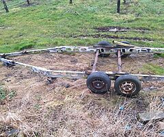 Galvanizef caravan chassi