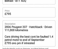 2007 Peugeot 207 - Image 7/8