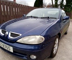 Renault megane convertible blue 1.6 16v