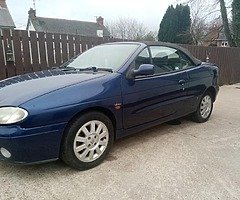 Renault megane convertible blue 1.6 16v