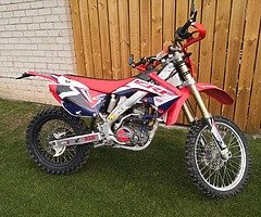 Honda Crf250 Twin pipe Road Legal ! 