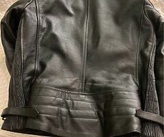 Lady’s leather motorcycle jacket