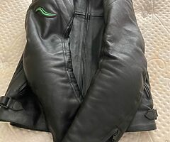 Lady’s leather motorcycle jacket