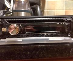 Sony car stereo
