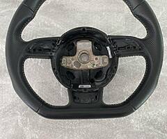Audi A3 flat bottom steering wheel