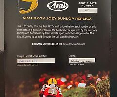 RX-7V Joey Dunlop Helmet