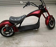 Electric chopper road bike