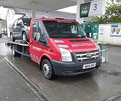 14 Ford transit recovery UK plate