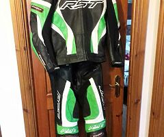 RST two piece leathers