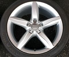 18" GENUINE AUDI S LINE FLORIDA ALLOYS 5x112 WHEELS SEAT SKODA VOLKSWAGEN - Image 4/9