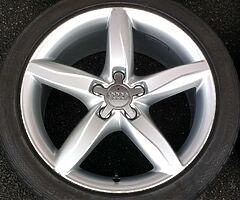 18" GENUINE AUDI S LINE FLORIDA ALLOYS 5x112 WHEELS SEAT SKODA VOLKSWAGEN - Image 9/9