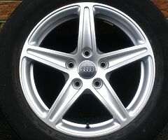 UNMARKED 5x112 16" GENUINE AUDI A3 MK3 8V ULTRA ALLOYS WHEELS SEAT SKODA VOLKSWAGEN