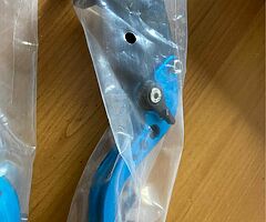 Motorbike levers blue