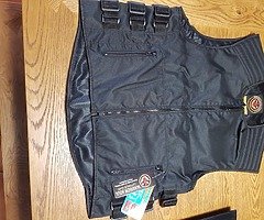 Motorbike canvas vest 3xl