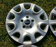 15" ORIGINAL MINI 2013-2019 WHEEL TRIMS F55 F56 F57 ONE COOPER FULL SET NOT ALLOYS TYRES - Image 6/10