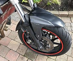 Yamaha mt07 -2014 los milage