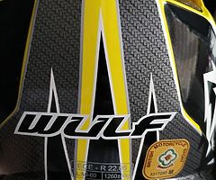 Wulfsport motocross helmet worn once & full body armour worn a few times - Image 3/6