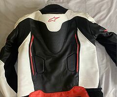Alpine stars two piece leather suit - Image 3/10