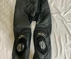 Alpine stars two piece leather suit - Image 6/10