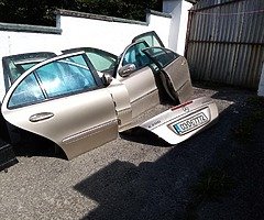 E- class mersedes parts, doors, boots, back light, vings, any details pm