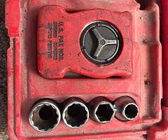 Snap on 3/8 Palm ratchet set