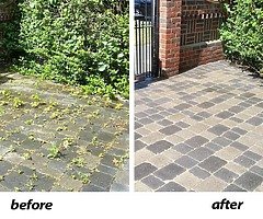 Looking to get your driveway cleaned at a reasonable price text mick now for a free quote fully insu
