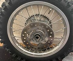 As new crf 150 small wheels