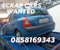 SCRAP CARS WANTED