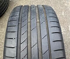 18" GENUINE AUDI A3 MK3 S3 S LINE ALLOYS EXCELLENT TYRES 5x112 WHEELS SEAT SKODA VW GOLF LEON CADDY - Image 6/10