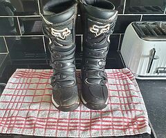 Fox comp 5 motorbike boots size 5