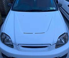 Vented carbon fibre glass bonnet