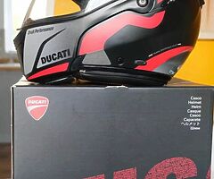 Ducati X-lite X-1004 Horizon Modular Flip-up Motorcycle Motorbike Helmet. VGC. Medium - Image 9/10