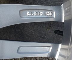 18" BMW 5 SERIES G30 (2017) M SPORT 662M ALLOYS PREMIUM RUN FLAT TYRES 5x112 WHEELS - Image 8/10